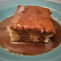 Easy Spice Cake with Warm Brown Sugar Sauce_image
