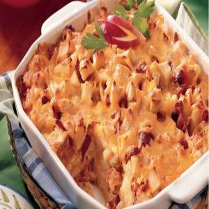 Apple, Bacon and Cheddar Bread Pudding_image
