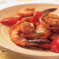 Garlic-Roasted Shrimp with Red Peppers and Smoked Paprika image