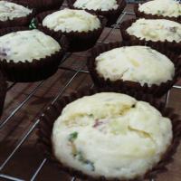 Savory Cheese Muffins With Bacon and Chives_image