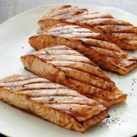 Miso-Ginger Marinated Grilled Salmon image