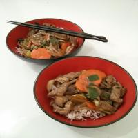 Stir-Fried Lamb With Spring Onions image