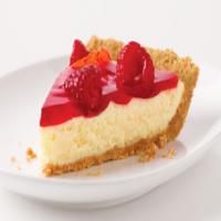 Raspberry Glacé Cheesecake Pie_image