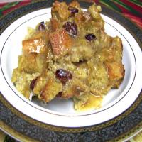 Mango Coconut Bread Pudding With Rum Sauce image