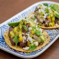 Grilled Marinated Skirt Steak Tacos with Pineapple Salsa and Tomatillo Sauce_image