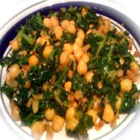 Sautéed Kale With Chickpeas and Pancetta_image