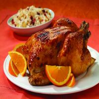 Honey-Roasted Chicken with Orange-Scented Rice_image