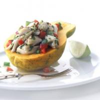 Thai-Style Crab Salad in Papaya image