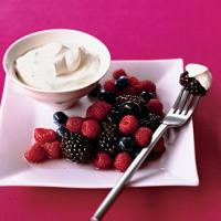 Mixed Berries with Lemon Verbena Cream_image