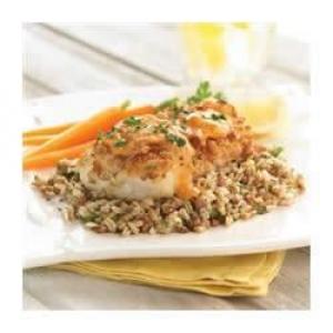 Pretzel Crusted Cod with Apricot Dijon Sauce_image