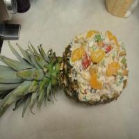 Pineapple, Cashew, Grapes, and Chicken Salad_image