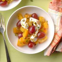 Nectarine Fruit Salad with Lime Spice Dressing image