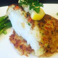 Crabmeat Crusted Chilean Sea Bass image