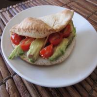 Avocado, Tomato, and Hummus Sandwich image