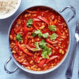 Vegan red pepper & bean tikka masala_image