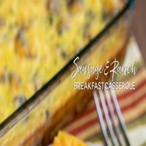 Sausage and Ranch Breakfast Casserole_image