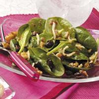 Raisin-Walnut Spinach Salad image