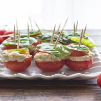 Tuna Mozzarella Stuffed Cherry Tomatoes_image