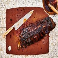Grilled Pork Ribs with Gochujang Barbecue Sauce image