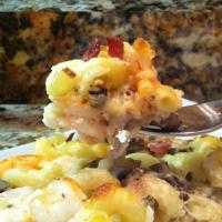 Truffle Macaroni and Cheese With Shrimp image