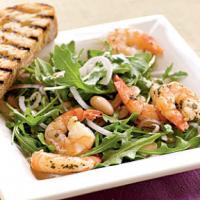 Roasted Rosemary Shrimp with Arugula & White Bean Salad Recipe - (4.5/5)_image