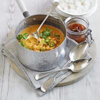 Quick prawn, coconut & tomato curry image