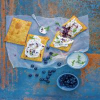 Blueberry Pastries With Lemon Yogurt Frosting_image