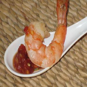 Baked Not Boiled Shrimp Cocktail with Lemon Sauce_image