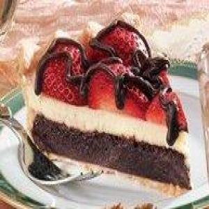 Strawberry Fudge Pie_image