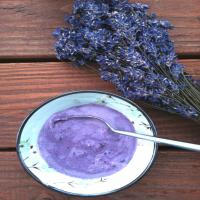 No-Egg Blueberry and Lavender Ice Cream_image