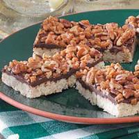 Chocolate-Oat Toffee Bars image