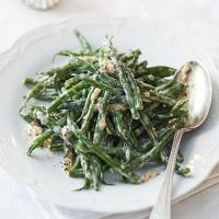 Green beans with wholegrain mustard image