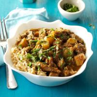 Curried Lamb and Potatoes image