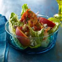 Peach and Blue Cheese Salad image
