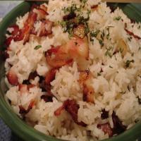Rice Cooker Bacon and Onion Rice image