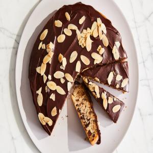 Chocolate and Almond Tiger Cake image