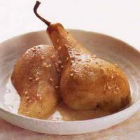 Five-Spice Roasted Pears with Sesame Seeds_image