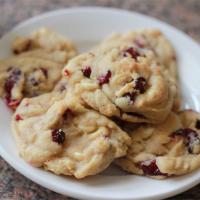 White Chocolate and Cranberry Cookies image