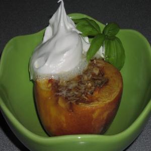 Baked Peaches Stuffed With Almonds_image