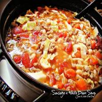 Breakfast Sausage and White Bean Soup image