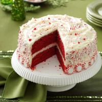 Peppermint Red Velvet Cake image