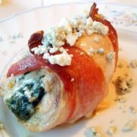 Chicken Breast Stuffed with Spinach Blue Cheese and Bacon Recipe - (4/5)_image