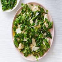 Ricotta Dumplings With Buttered Peas and Asparagus image