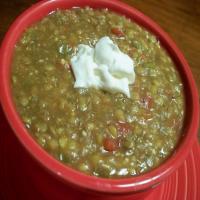 Spicy Red Lentil Chili image