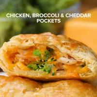 Chicken Broccoli Cheddar Pockets Recipe by Tasty_image