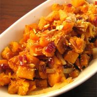 Butternut Squash With Cranberries and Almonds image
