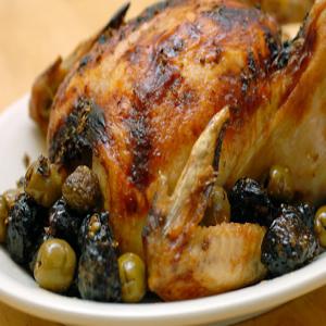 Roasted Chicken With Olives and Prunes (Chicken Marbella)_image