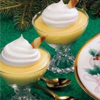 Holiday Eggnog Pudding image