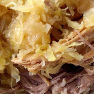 Pork and Sauerkraut on New Year's Day for Good Luck_image