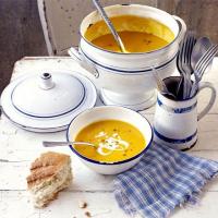 Lightly spiced carrot soup image